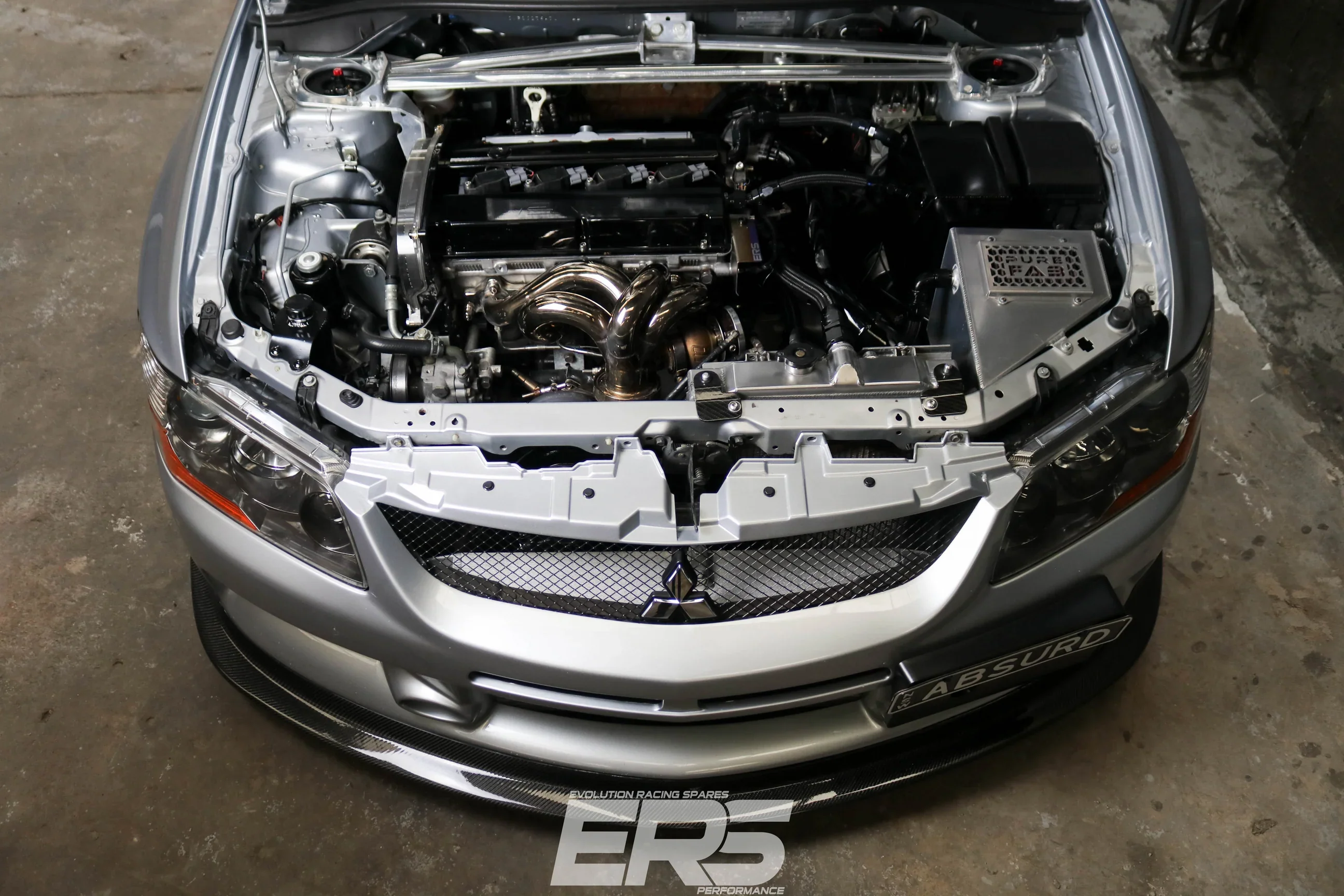 ERS Performance - Turbosmart - PureFab Front Facing Turbo Package for Mitsubishi Evo 4-9 - Image 6