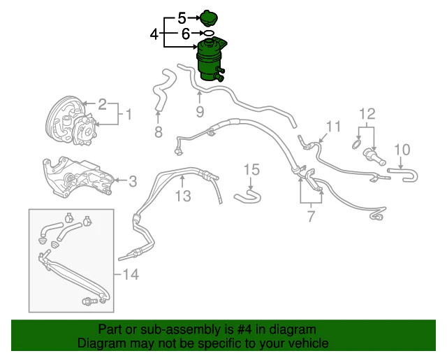 Power Steering Pump Resevoir | Suits Evo X & Ralliart - Image 3