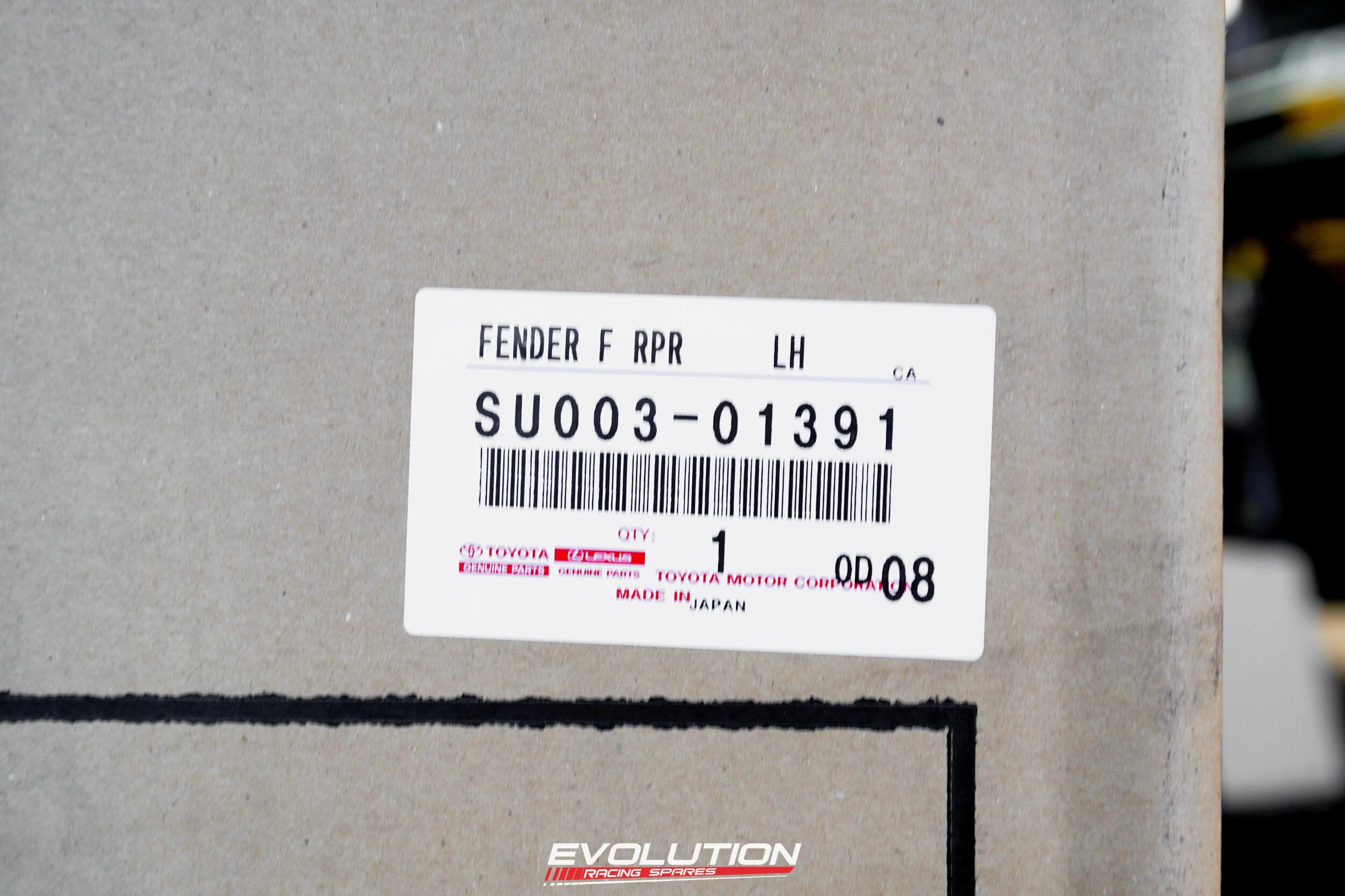 Toyota 86 / Subaru BRZ Front Fender Guard LHS Passenger Genuine OEM (SU003-01391) - Image 3