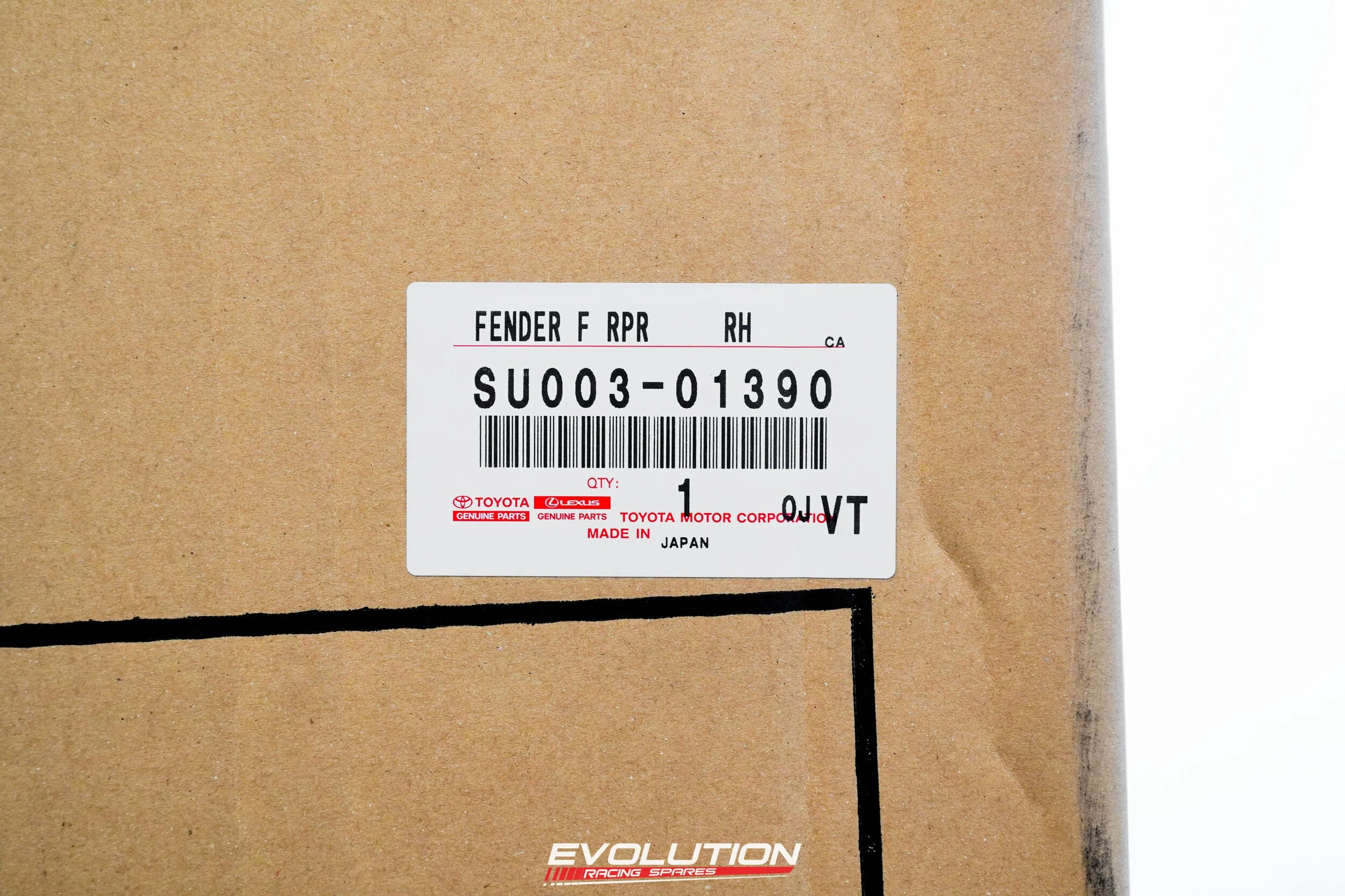 Toyota 86 / Subaru BRZ Front Fender Guard RHS Driver Genuine OEM (SU003-01390) - Image 3